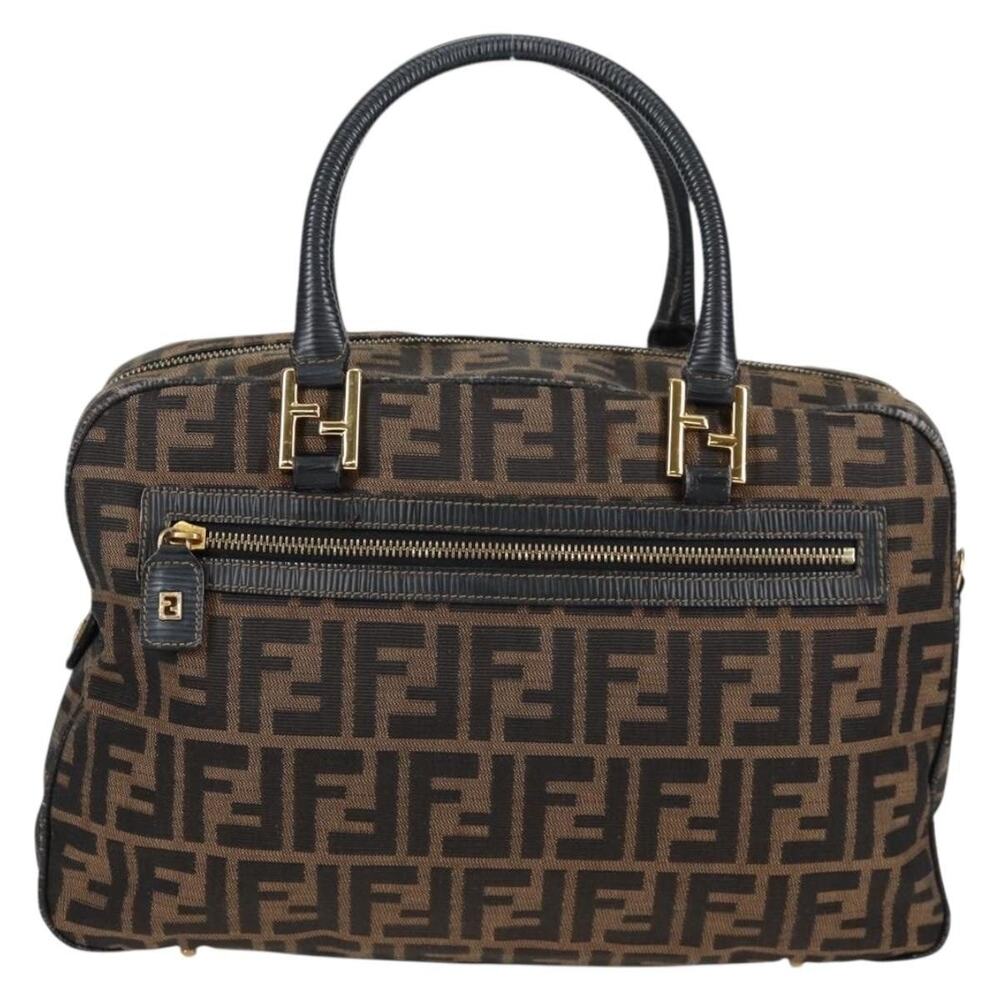 Fendi Zucca Handbag Black